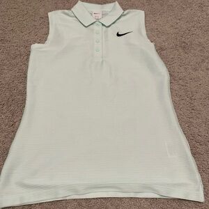 Nike Women's Victory Dri-FIT Sleeveless Golf Polo‎ Mint  Size XS